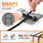 BUTOFINUS Cord Organizer for Kitchen Appliances, 10 Pcs Upgraded Appliance Cord Wrapper Organizer Stick On, Adhesive Cord Holder Cord Winder for Mixer, Blender, Toaster, Pressure Cooker, Coffee Maker