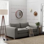 Amazon Brand – Stone & Beam Westview Extra-Deep Down-Filled Loveseat Sofa Couch, 75.6″W, Smoke