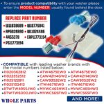 Whole Parts W10869800 Washer Water Inlet Valve – Replacement and Compatible with Some Whirlpool, Inglis and Maytag General Electric Washers – Non-OEM Appliance Parts & Accessories – 2 Yr Warranty