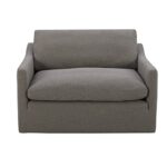 Amazon Brand – Stone & Beam Rustin Contemporary Deep-Seated Living Room Accent Chair, 48″W, Grey