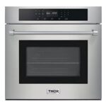 Thor Kitchen HEW3001 Professional 30 Inch 4.8 Cubic Feet Self Cleaning Electric Convection Wall Oven Kitchen Appliance, Stainless Steel