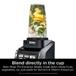 Nutri Ninja BL642 Personal and Countertop Blender with 1200-Watt Auto-iQ Base, 72-Ounce Pitcher, and 18, 24, and 32-Ounce Cups with Spout Lids,Black