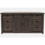 Jofran Madison County Reclaimed Pine Farmhouse Hutch Server