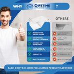 UPGRADED Lifetime Appliance 2 x 240337103 Crisper Bin Compatible with Frigidaire Refrigerator Shelf | Fridge Drawer – 240337100, AP2115741, 240323007