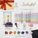 Crystals and Healing Stones Premium Kit in Wooden Box – 7 Chakra Stones Healing Crystals Set, Rose Quartz, Amethyst Cluster, Quartz Points, Chakra Pendulum, 82 Page EBook, 20×6 Guide Poster Gift Ready