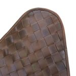 Leder_artesanía Present by Handmade Tan Leather Arm Chair Cover Leather Butterfly Chair Home Decor