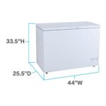 Avanti CF10F0W CF10 10.0 cu. ft. Garage Ready Chest Freezer, in White