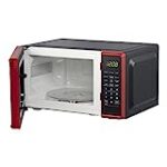 0.7 cu. ft. Countertop Microwave Oven, 700 Watts, White (Color : Red)