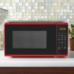 COHOSO 0.7 cu. ft. Countertop Microwave Oven, 700 Watts, Red