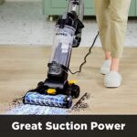 EUREKA PowerSpeed Lightweight Powerful Upright Vacuum Cleaner for Carpet and Hard Floor, Pet Turbo, Black