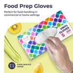 [200 Pack] Disposable Food Prep Vinyl Gloves Extra Large XL, Food Service Grade Kitchen Glove for Cooking Handling Serving Cleaning, Clear Powder Free, Latex Free