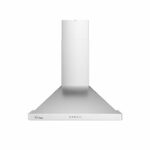 Empava 30 in. 500 CFM Wall Mount Range Hood Ducted Exhaust Kitchen Vent-Push Button Controls-3 Speed Fan-Permanent Filter LEDs Light in, Stainless Steel
