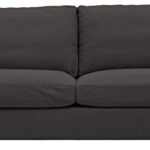 Amazon Brand – Stone & Beam Lauren Down-Filled Oversized Sofa Couch, 89″W, Pepper