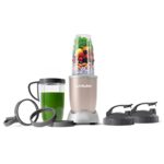 NutriBullet Pro – 13-Piece High-Speed Blender/Mixer System with Hardcover Recipe Book Included (900 Watts) Champagne, Standard