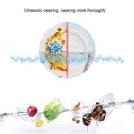 Mini Ultrasonic Dishwasher | Multifunctional Kitchen Dishwasher | Portable USB Dish Washing Machine Cleaner Household Small Installation-free Dishwasher for Trip/Apartment/Home/Dorm(Blue)