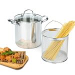 Kerilyn Deep Fryer Pot, 5L Stainless Steel Frying Pot With Basket, Fish Fryer With Transparent Lid, For Kitchen French Fries, Chicken Etc.