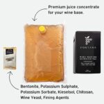 Washington State Walla Walla Fontana Wine Kit | Wine Making Ingredient Kit – 6 Gallon Wine Kit | Premium Ingredients for DIY Wine Making | Makes 30 Bottles of Wine