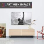 Hope Inspirational Canvas Print Motivational Quote Wall Art – Boxing Office & Gym Decor for Men Ready to Hang Framed Canvas Artwork For Walls- Inspirational Movie Quotes (30×20 Inch)