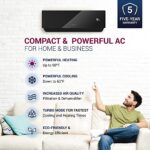 DELLA 12000 BTU Wifi Enabled 17 SEER2 Cools Up to 550 Sq.Ft Energy Saving Mini Split Air Conditioner & Heater Ductless Pre-Charged Inverter System with 1 Ton Heat Pump(JPB Series with R32 refrigerant)