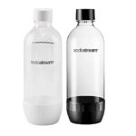 soda-stream (Soda stream 1-Liter Carbonating Bottles- Black&white (Twin Pack)…)