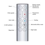 Dyson Purifier Hot+Cool™ HP07 Air Purifier, Heater, and Fan – White/Silver, Large