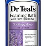 Dr. Teals Pure Epsom Salt Foaming Bath Variety Gift Set (2 Pack, 68oz Total) – Soothe & Sleep Lavender & Sleep Bath with Melatonin Essential Oils – Relieve Stress, Promote Better Sleep