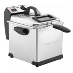 Cuisinart CDF-170P1 3.4 Quart Deep Fryer Stainless Steel Bundle with 1 YR CPS Enhanced Protection Pack