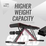 Adjustable Weight Bench-Foldable Workout Bench Press for Full Body Strength Training, Incline Decline Bench with Fast Folding