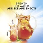 Lipton Family-Sized Black Iced Tea Bags, Southern Sweet Tea 22 ct (Pack of 6)