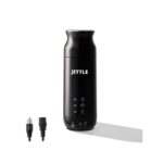 Jettle Electric Kettle – Travel Portable Heater for Coffee, Tea, Milk, Soup – Stainless Steel Travel Water Boiler tea pot with Temperature Control, LED, Automatic Power Off – 450ml, Kitchen Appliance