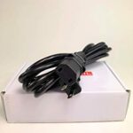 [UL Listed] OMNIHIL 8 Feet Long 2 Prong Polarized AC Power Cord/NEMA 1-15 / AWG18 / C17 Connector / C18 Appliance Inlet/Max Current: 10A/125V / Appliance Class: II.
