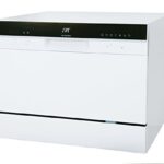 SPT SD-2224DW ENERGY STAR Compact Countertop Dishwasher with Delay Start – Portable Dishwasher with Stainless Steel Interior and 6 Place Settings Rack Silverware Basket for Apartment Office And Home Kitchen, White
