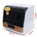 1200W Portable Dishwasher Compact Table Top Home Automatic Dish Washing Machine 4 Programs