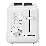 Cuisinart CPT-122FR Compact 2-Slice Toaster, White (Renewed)