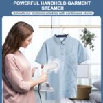 Steamer for Clothes, 20S Fast Heat-up 1350W Portable Handheld Clothes Steamers Remove Fabrics Wrinkles Quickly, Fabrics Steamer with 380ML Water Tank