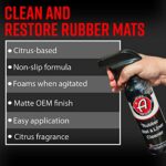 Adam’s Polishes Rubber Mat & Liner Cleaner 16oz Protectant & Rubber Floor Mat Cleaning Solution for Car Detailing | Deep Cleans & Restores Mats, Truck Bed Cargo Liners, Trunk Mat Accessories & More