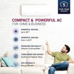 DELLA 12000 BTU Wifi Enabled Mini Split 20 SEER2 Cools Up to 550 Sq.Ft 110-120V Air Conditioner & Heater Ductless Inverter System with 1 Ton Pre-Charged Heat Pump (R32 Refrigerant) (JA Series)