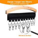 Yeefeoch Hat Organizer for Hanger – Baseball Caps Rack, Multifunctional Coat Rack-Closet Storage Expert, Hat Racks Holder (2Pack)