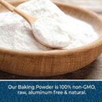 Baking Powder Aluminum Free 1lbs. Double Acting, Baking Powder For Cooking. Leavening agent, Non GMO, Batch Tested Baking Powder bulk 16oz.