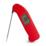 SuperFast Thermapen ONE Thermometer – Digital Instant Read Meat Thermometer for Kitchen, Food Cooking, Grill, BBQ, Smoker, Candy, Home Brewing, Coffee, and Oil Deep Frying (Red)