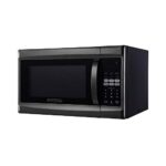 Black+Decker 1000 Watt 1.3 Cubic Feet Microwave with Digital Touch Controls and Display, Black Stainless Steel