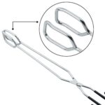 HINMAY Extra Long Scissor Tongs 16-Inch Stainless Steel Barbecue Grilling Tongs