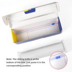KAMMAK Quick Cut Plastic Wrap with Cutter,Refillable Food Cling Wrap Dispenser 12″ Stretch Film(12IN*1000SQ FT)