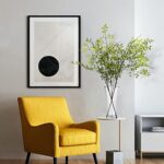 Melorca&Guilla Artificial Plants,2PCS 43.3″ Green Nandina Faux Branches for Vase,Artificial Plants for Shop Garden Office Home Décor