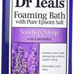 Dr. Teals Soothe & Sleep Lavender Foaming Bath Gift Set (2 Pack, 34oz Ea) – Soothe & Sleep Lavender Formula – Essential Oils Blended with Pure Epsom Salt Ease Aches & Pains, Promotes Better Sleep