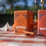 Harney & Sons Caffeinated Hot Cinnamon Sunset Black Tea with Orange and Cloves Tin 20 Sachets