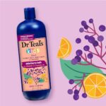 Dr Teal’s Kids 3 in 1 Elderberry Bubble Bath, Body Wash & Shampoo with Vitamin C & Essential Oils 20 fl oz (Packaging May Vary)