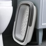 ALYSTER Foot Bath Collapsible Foot Bath Foot Soak Tub with Handle Foot Spa Bath 15L/4 Gallons Massager Foot Soaking Bath Basin Feet for Dry Cracked Feet, Pedicure Foot Soak, Home Spa Treatment