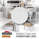 Felt Furniture Pads X-PROTECTOR 10 PCS – Premium 8” x 6” x 1/5” Heavy Duty White Felt Sheets! Cut Large Furniture Pads to The Size You Need – The Best Felt Floor Protectors for Any Hard Floor!