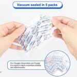 400cc Oxygen Absorbers for Food Storage – 100 Count (10x Packs of 10) – for Long Term Food Storage & Survival, Mylar Bags, Canning, Harvest Right Freeze Dryer, Dehydrated, and Preserved Foods